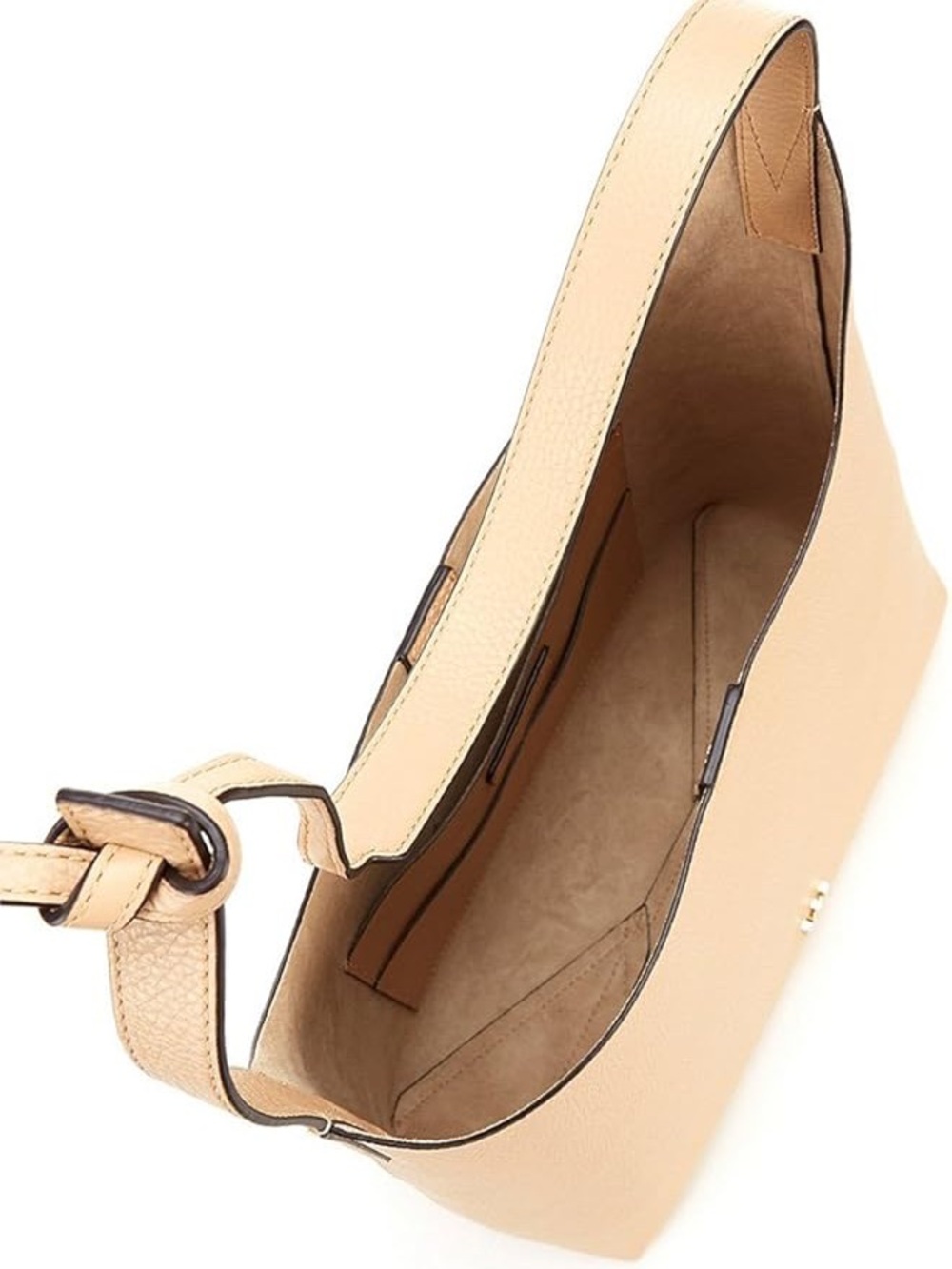 Michael Kors Junie Fawn Pebbled Leather Sling Tote in Blush Pink - Picture 6 of 7